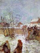 Paul Gauguin The Garden in Winter, rue Carcel oil painting picture wholesale